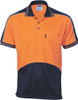 3891 - 175gsm HiVis Panel Polo Shirt, S/S