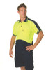 3891 - 175gsm HiVis Panel Polo Shirt, S/S