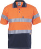 3915 - 200gsm HiVis Jersey Polo w/Vents & Tape