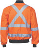 3759 - HiVis Bomber Jacket with 'X' Back Tape