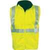 3865 - Hi Vis Reversible Vest with 3M R/Tape - Yellow/Bottle