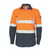 3588 - Two-Tone RipStop Cotton Shirt with Reflective CSR Tape. L/S