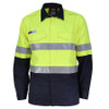 Yellow-Navy - 3455 Inherent FR PPE2 2T D/N Shirt - DNC Workwear