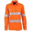 Orange - 3459 Ladies Inherent FR PPE2 D/N Shirt - DNC Workwear