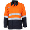 Orange-Navy - 3483 Inherent FR PPE2 2-Tone D/N Jacket - DNC Workwear