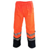 Orange-Navy - 3472 HiVis FR and HRC2 D/N Rain Pants - DNC Workwear