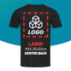 Single Colour Vinyl Heat Transfer - Large Centre Back