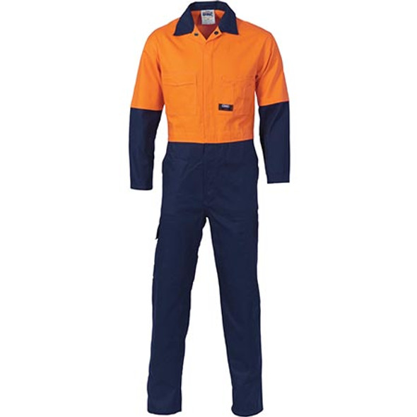 3852 - Hi Vis Cool-Breeze 2-Tone Lightweight Cotton Coverall