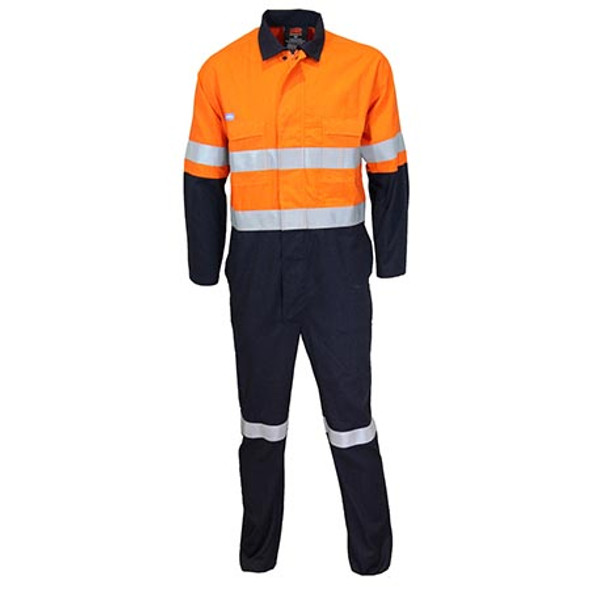 Orange-Navy - 3481 Inherent FR PPE2 2-Tone D/N Coveralls - DNC Workwear
