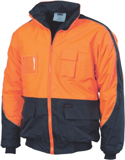3991 - 200D Polyester/PVC HiVis Pilot Jacket