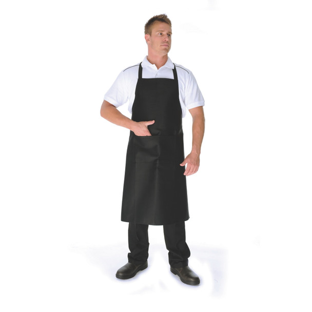 2501 - Cotton Drill Full Bib Apron With Pocket