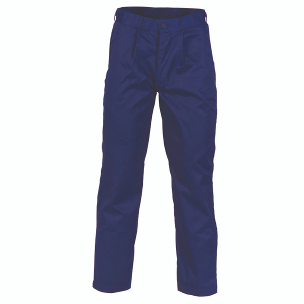 3315 - POLYESTER COTTON PLEAT FRONT WORK PANTS