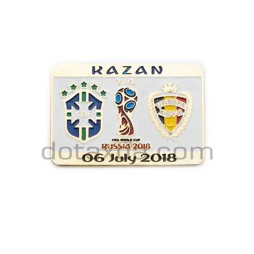 Brazil - Belgium World Cup 2018 1/4 Match Pin