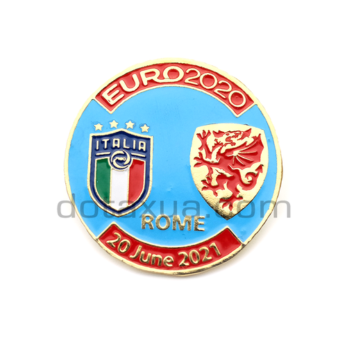 Italy - Wales EURO 2020 Match Pin