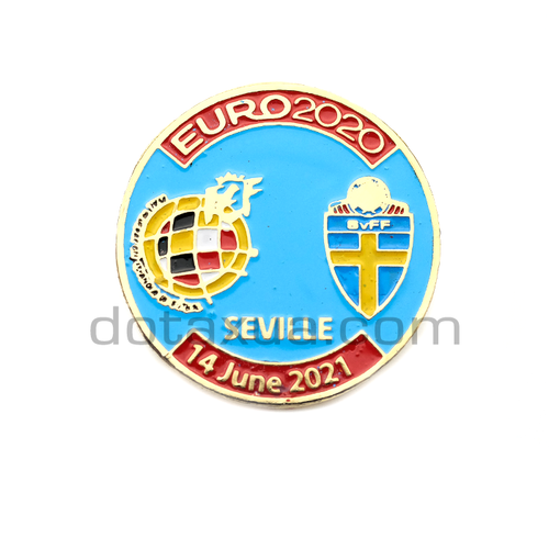 Spain - Sweden EURO 2020 Match Pin