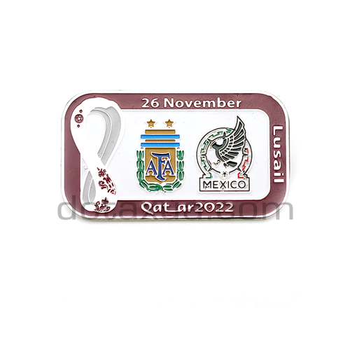 Match pin Argentina - Mexico World Cup 2022 Qatar