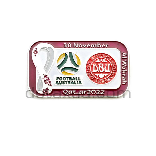 Match pin Australia - Denmark World Cup 2022 Qatar