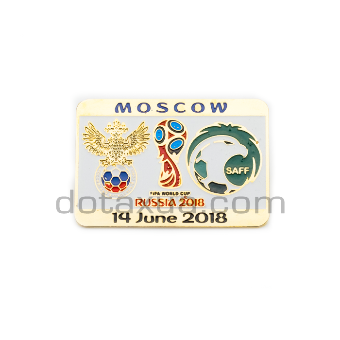 Group A Russia - Saudi Arabia World Cup 2018 Match Pin