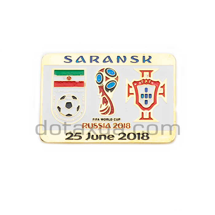 Group B Iran - Portugal World Cup 2018 Match Pin