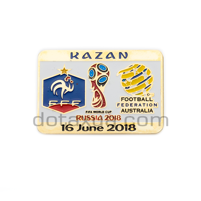 Group C France - Peru World Cup 2018 Match Pin