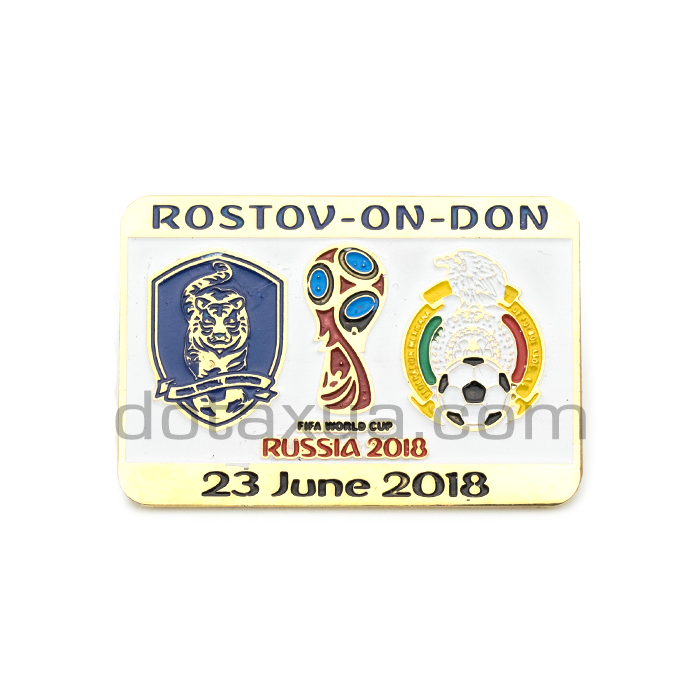 Group F South Korea - Mexico World Cup 2018 Match Pin