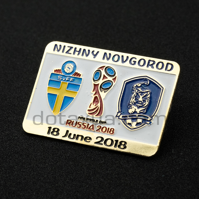 Group F Sweden - South Korea World Cup 2018 Match Pin