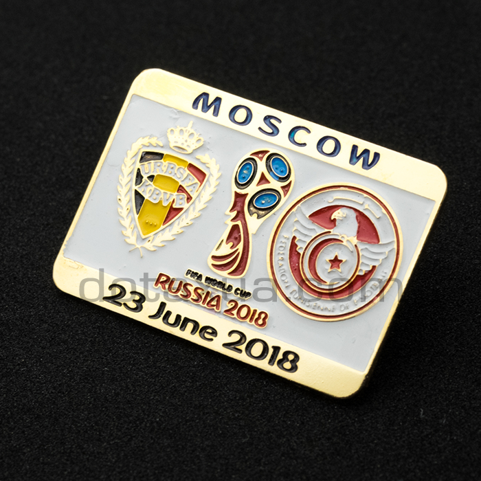 Group G Belgium - Tunisia World Cup 2018 Match Pin