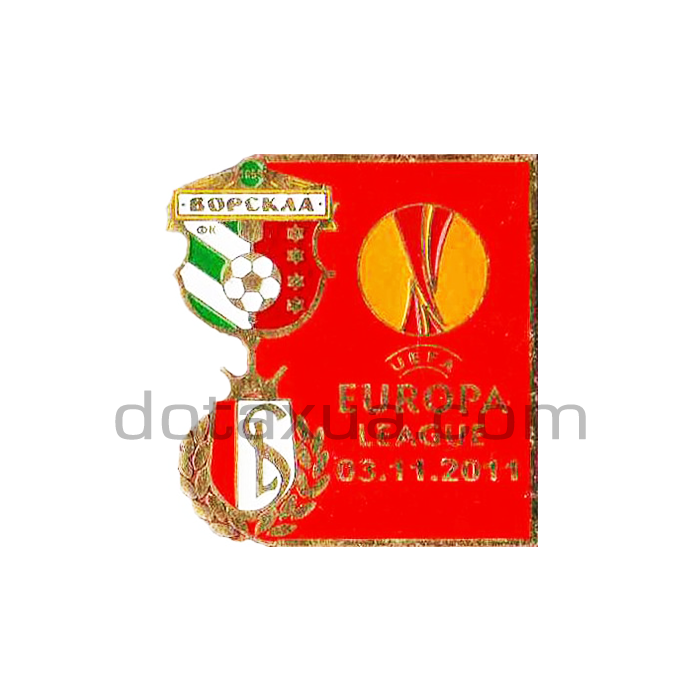 Vorskla Poltava Ukraine Standard Liege Belgium 2011 2 Match Pin
