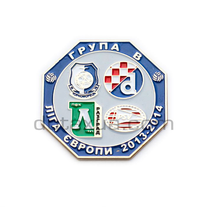 Chernomorets FC - Dinamo Zagreb - PSV - Ludogorets 2013 Group Pin 