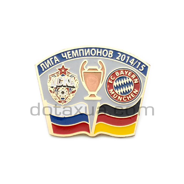 CSKA Moscow Russia - Bayern Munich Germany 2014 - 3 Match Pin