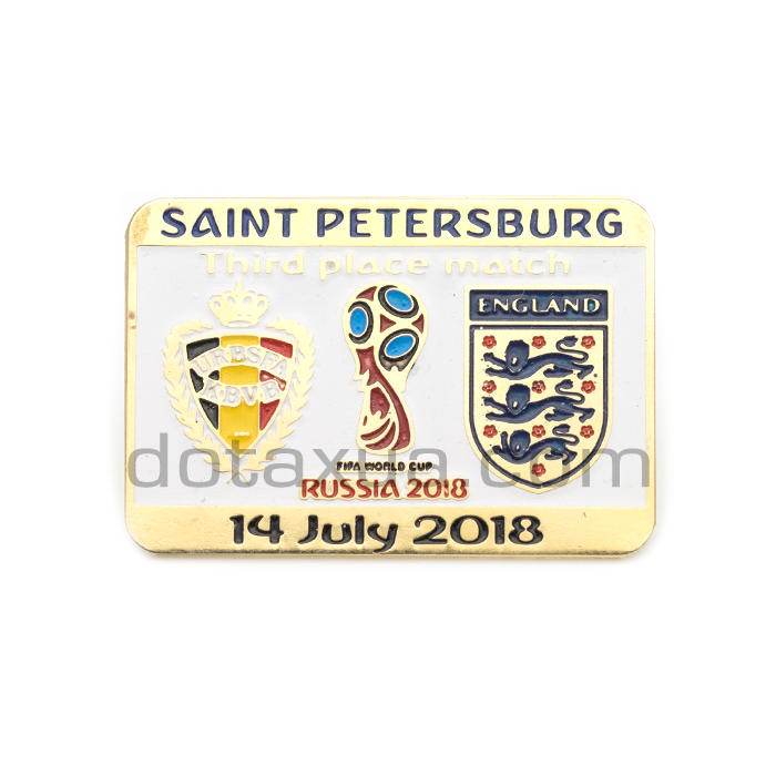 Belgium - England World Cup 2018 Third Place Match Pin