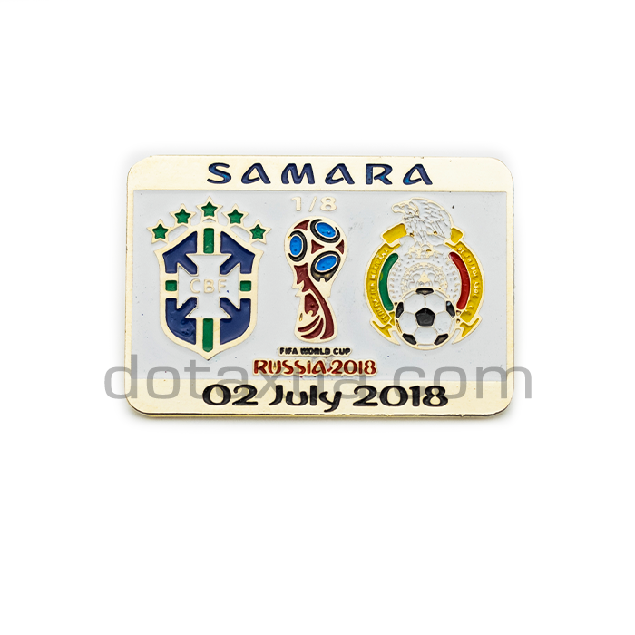 Brazil - Mexico World Cup 2018 1/8 Match Pin