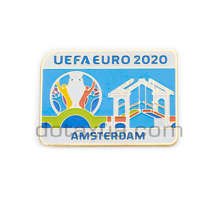 EURO 2020 Amsterdam Host City Metal Pin