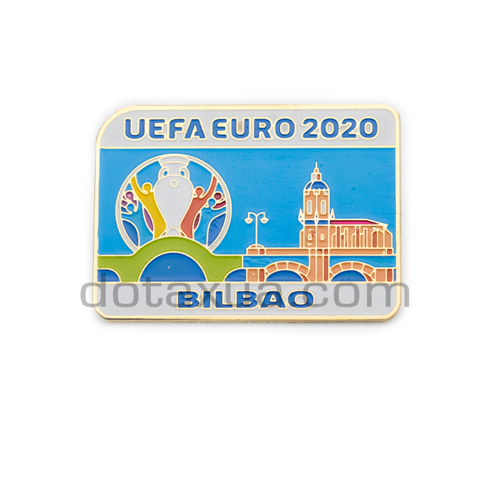 EURO 2020 Bilbao Host City Metal Pin