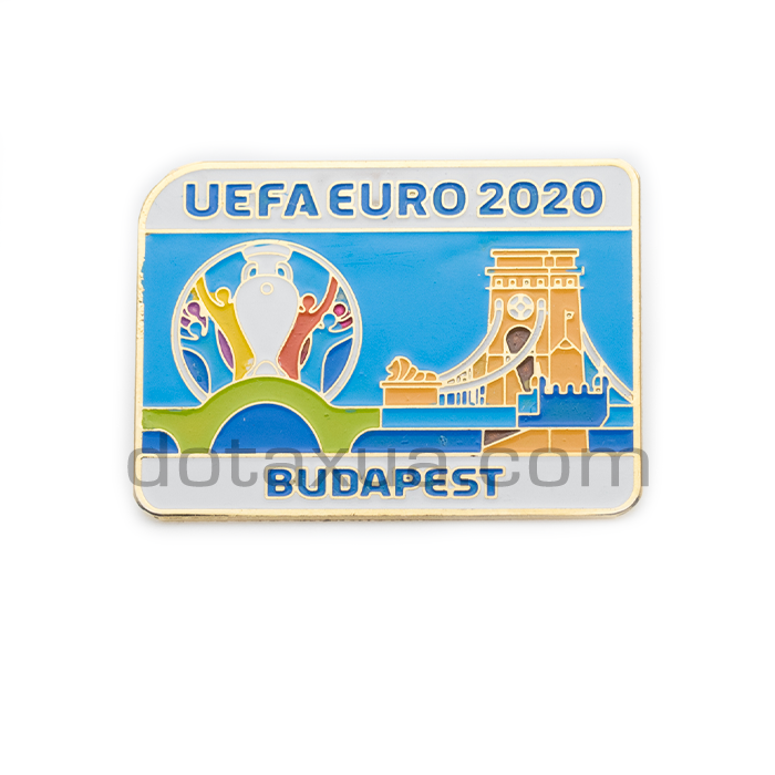 EURO 2020 Budapest Host City Metal Pin