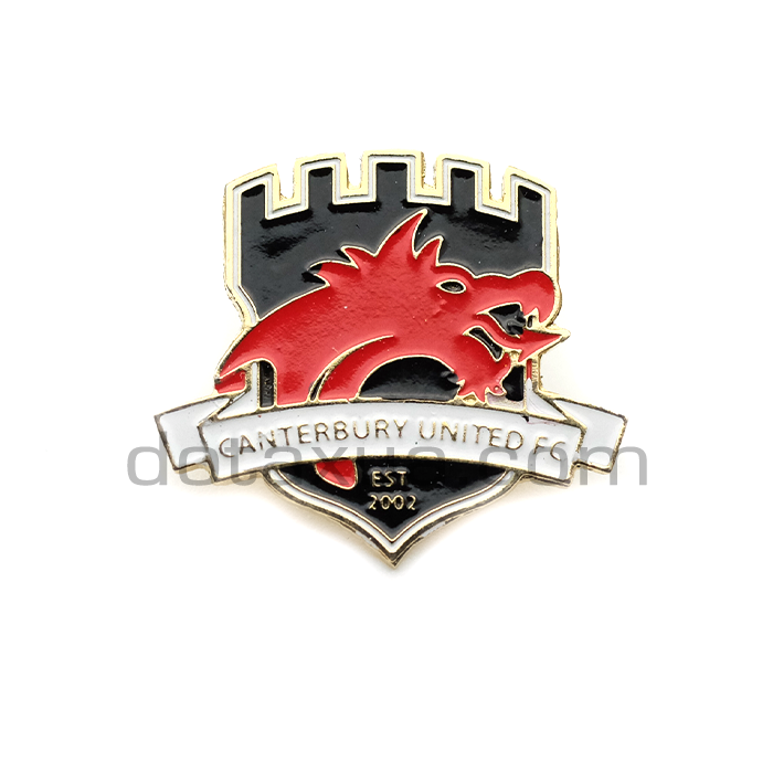 Canterbury United Soccer New Zealand Pin