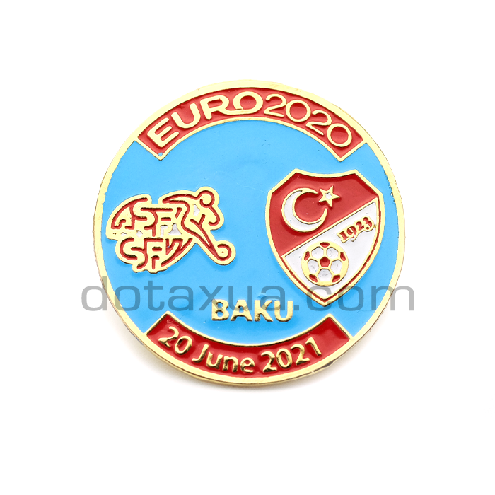 Switzerland - Turkey EURO 2020 Match Pin