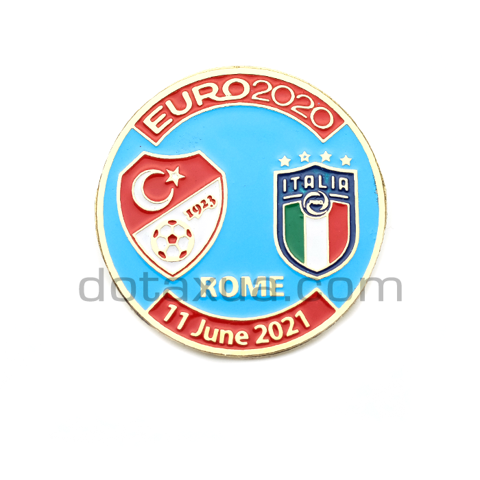 Turkey - Italy EURO 2020 Match Pin