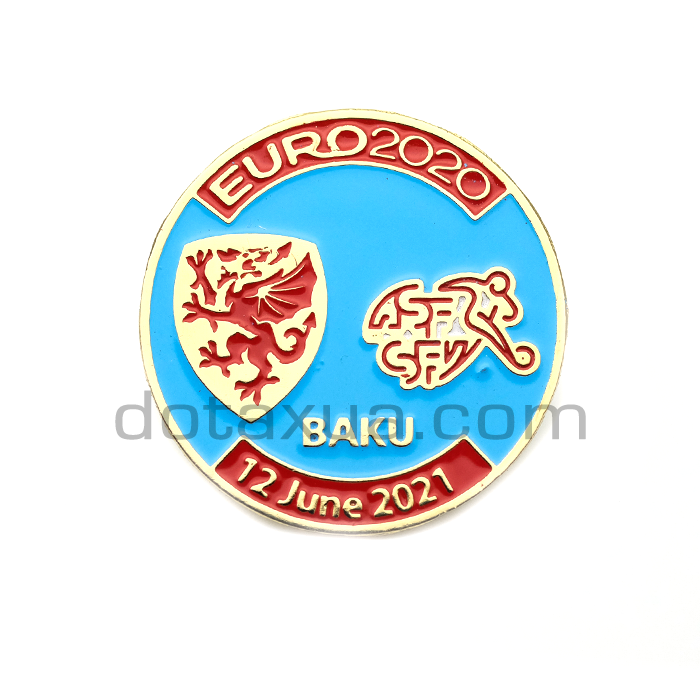 Wales - Switzerland EURO 2020 Match Pin