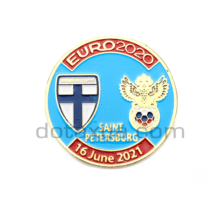 Finland - Russia EURO 2020 Match Pin