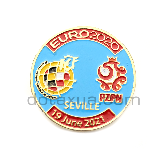 Spain - Poland EURO 2020 Match Pin