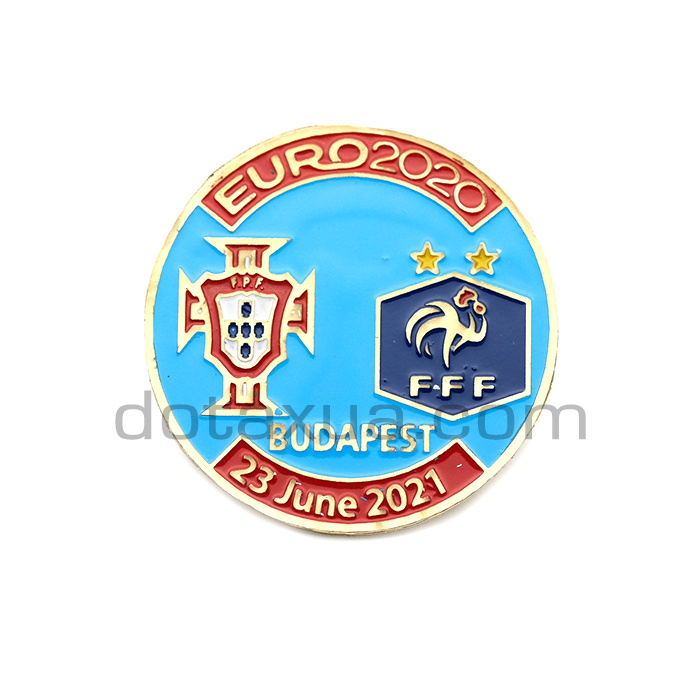 Portugal - France EURO 2020 Match Pin