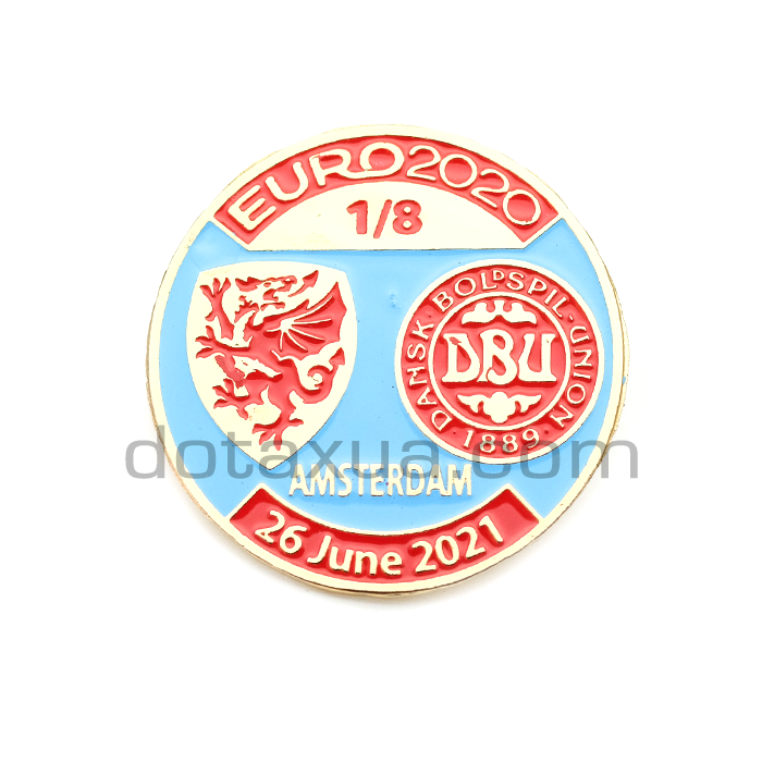 Wales - Denmark EURO 2020 Match Pin