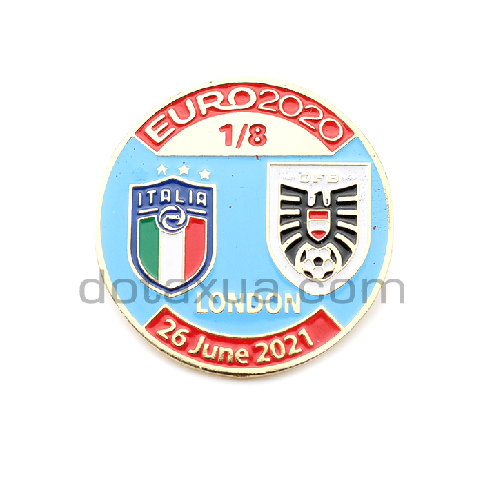 1/8 Italy - Austria EURO 2020 Match Pin