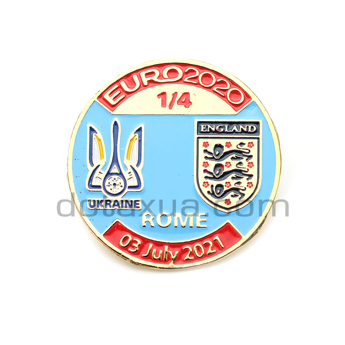 Ukraine - England EURO 2020 Match Pin