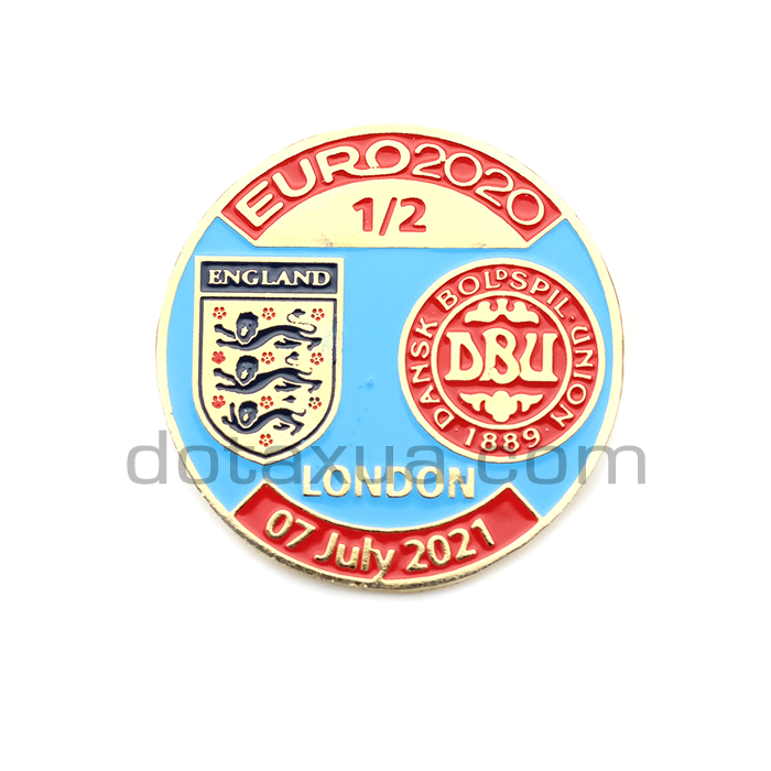 England - Denmark EURO 2020 Match Pin