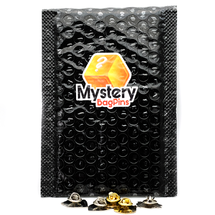 Mystery bag with football pins by