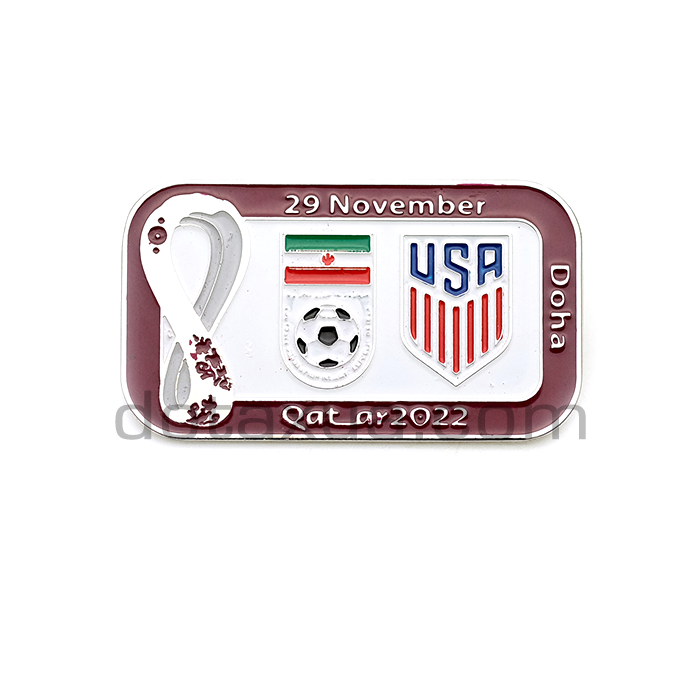 Match pin Iran - USA World Cup 2022 Qatar