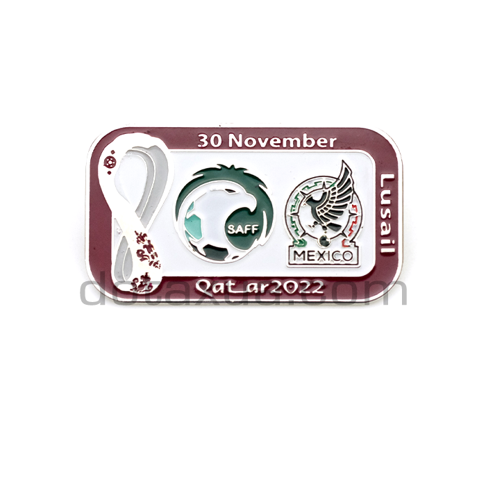 Match pin Saudi Arabia - Mexico World Cup 2022 Qatar