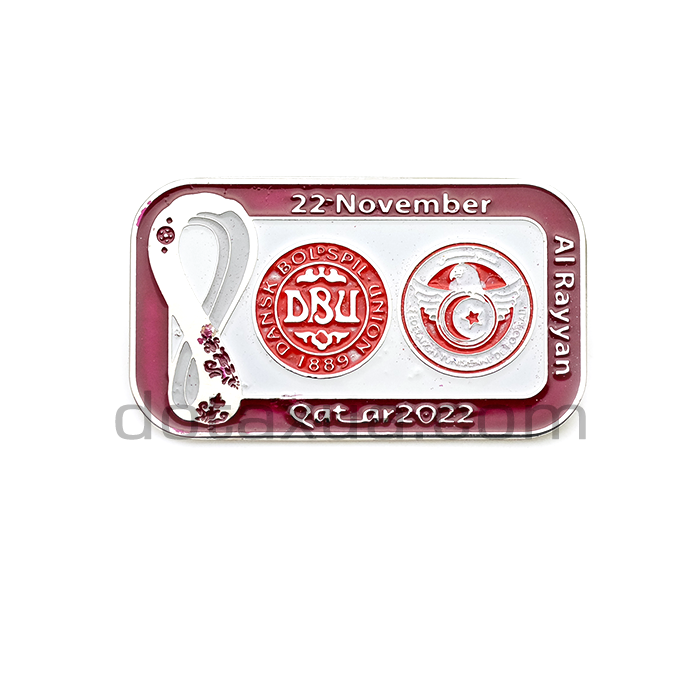 Match pin Denmark - Tunisia World Cup 2022 Qatar